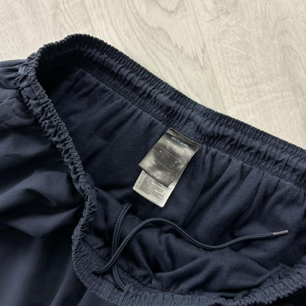 ADIDAS BAGGY TRACKSUIT BOTTOMS BLACK