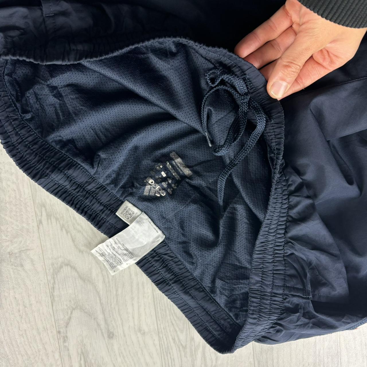 VINTAGE Y2K ADIDAS BAGGY TRACKSUIT BOTTOMS NAVY