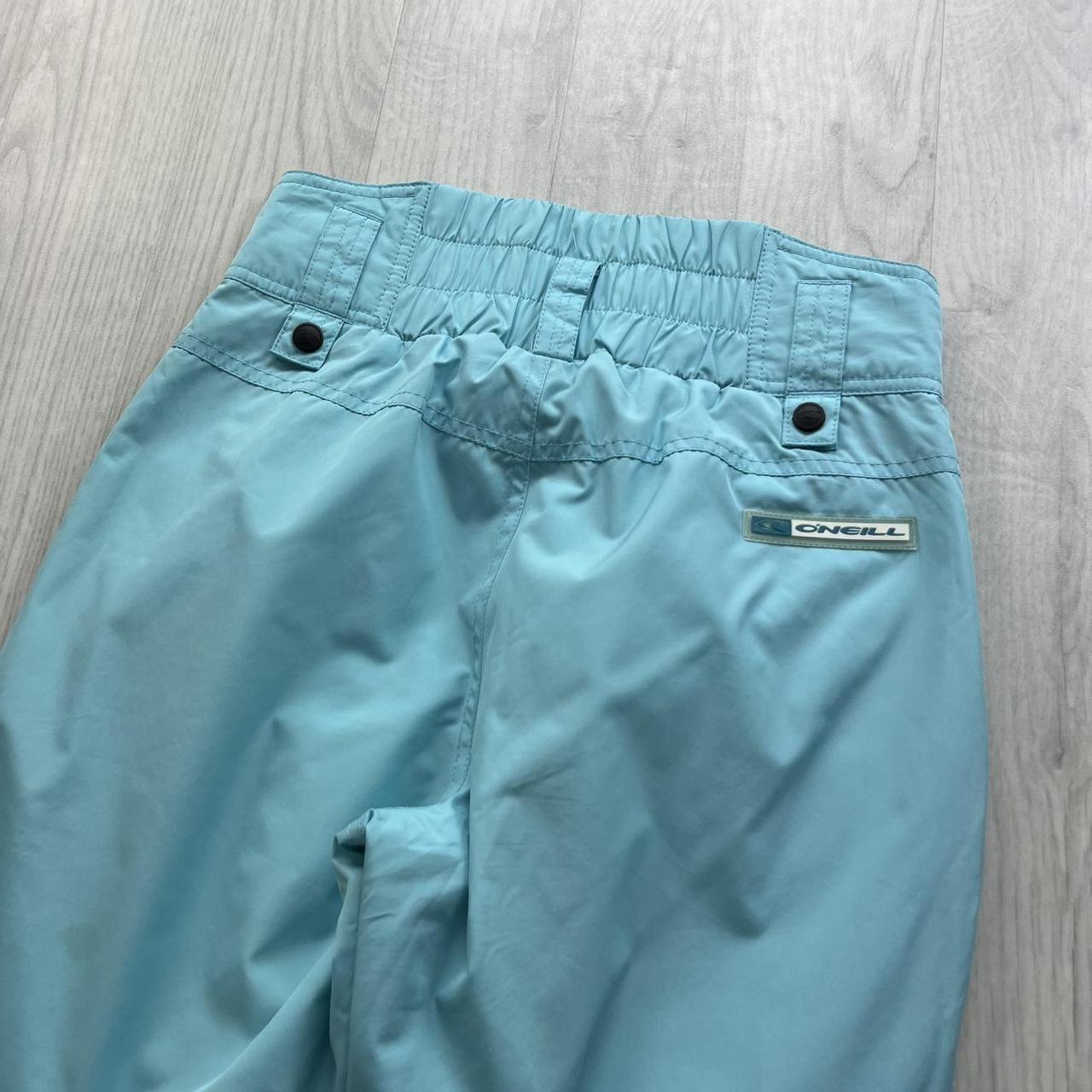 VINTAGE Y2K ONEILL BAGGY SKI PANTS SALOPETTES LIGHT BLUE