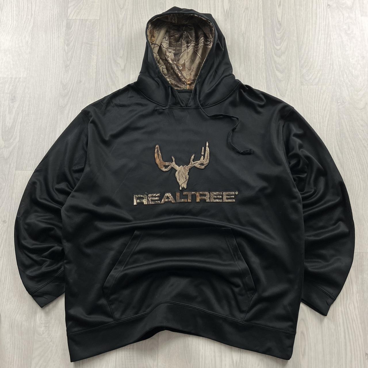 VINTAGE REALTREE HOODIE CAMO BLACK