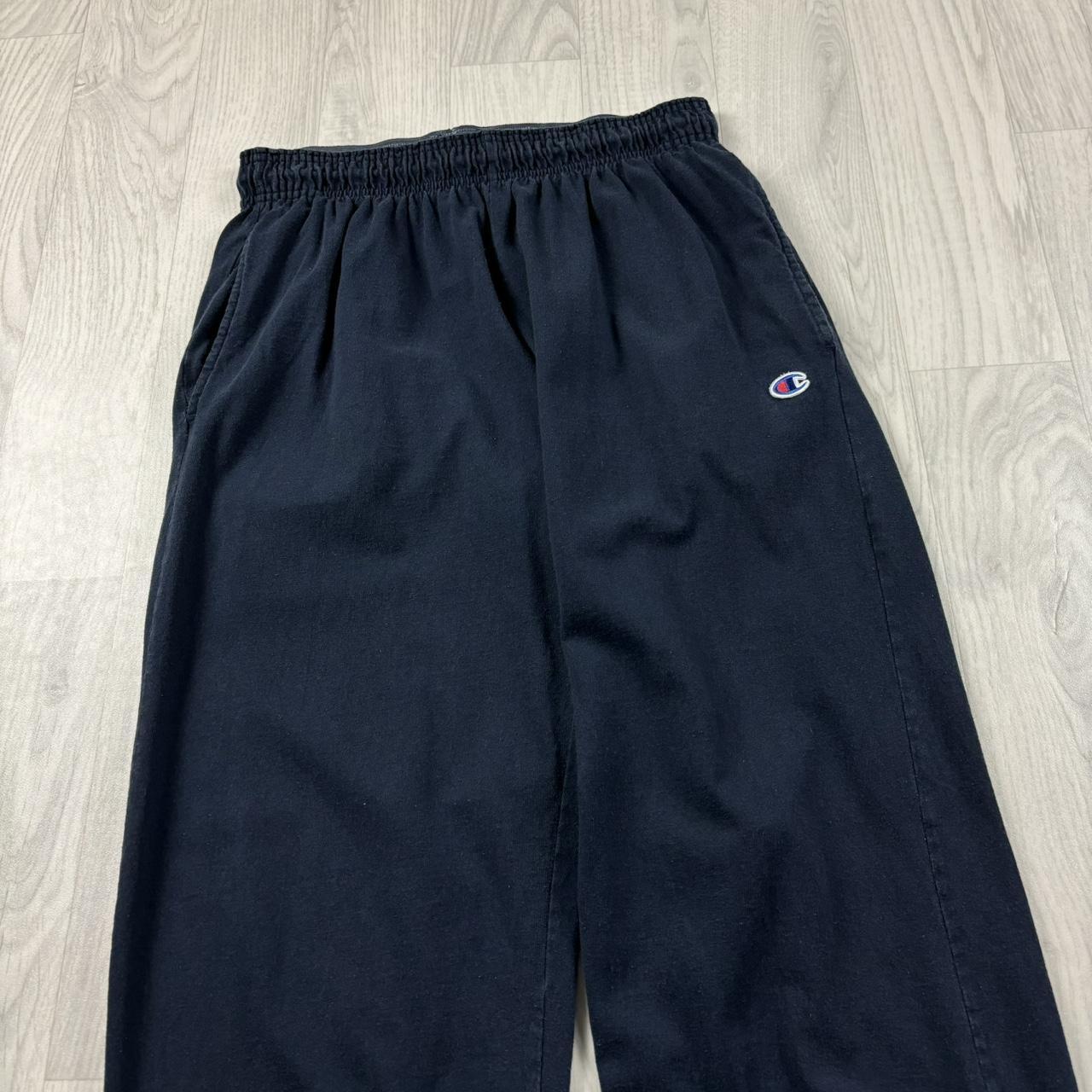 VINTAGE 00s CHAMPION BAGGY LIGHTWEIGHT SWEATPANTS NAVY