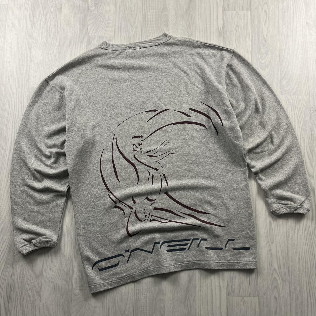 VINTAGE Y2K O’NEILL GRAPHIC SWEATSHIRT GREY