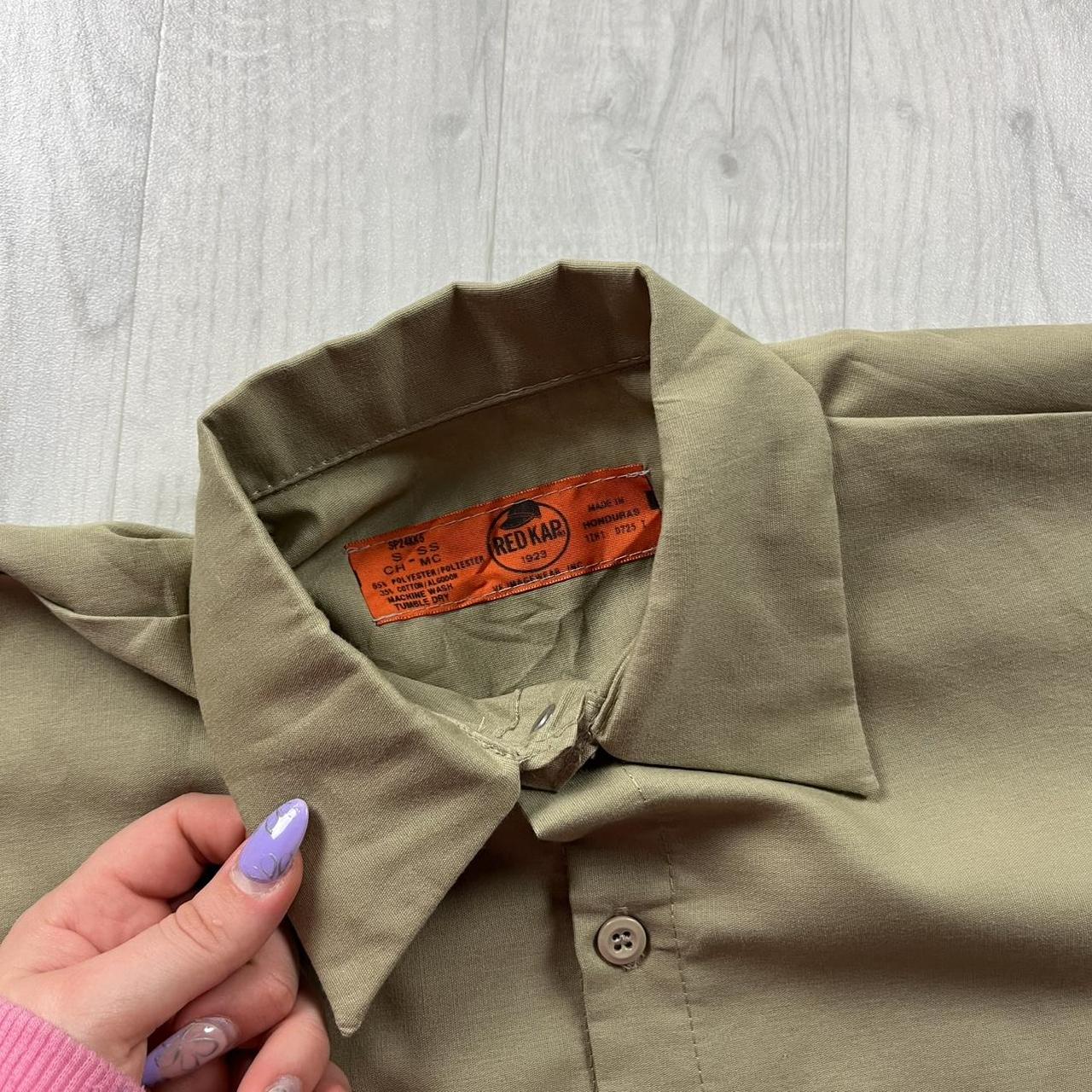 VINTAGE Y2K UTILITY SHORT SLEEVE SHIRT KHAKI