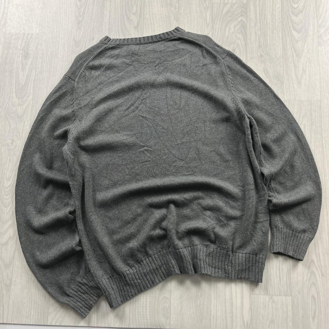 VINTAGE Y2K NAUTICA KNITTED JUMPER GREY