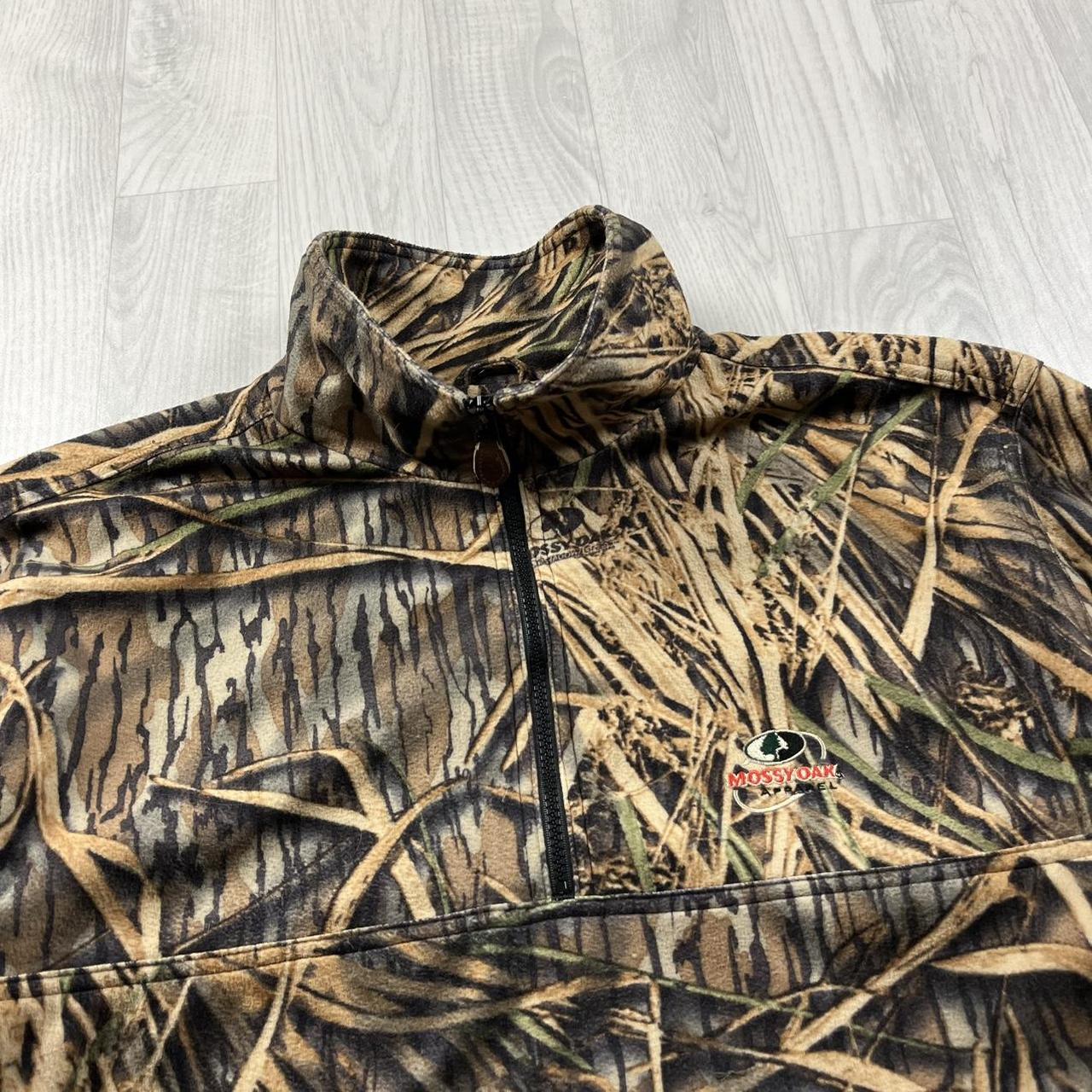VINTAGE MOSSY OAK REALTREE TECHNICAL ZIP UP FLEECE CAMO