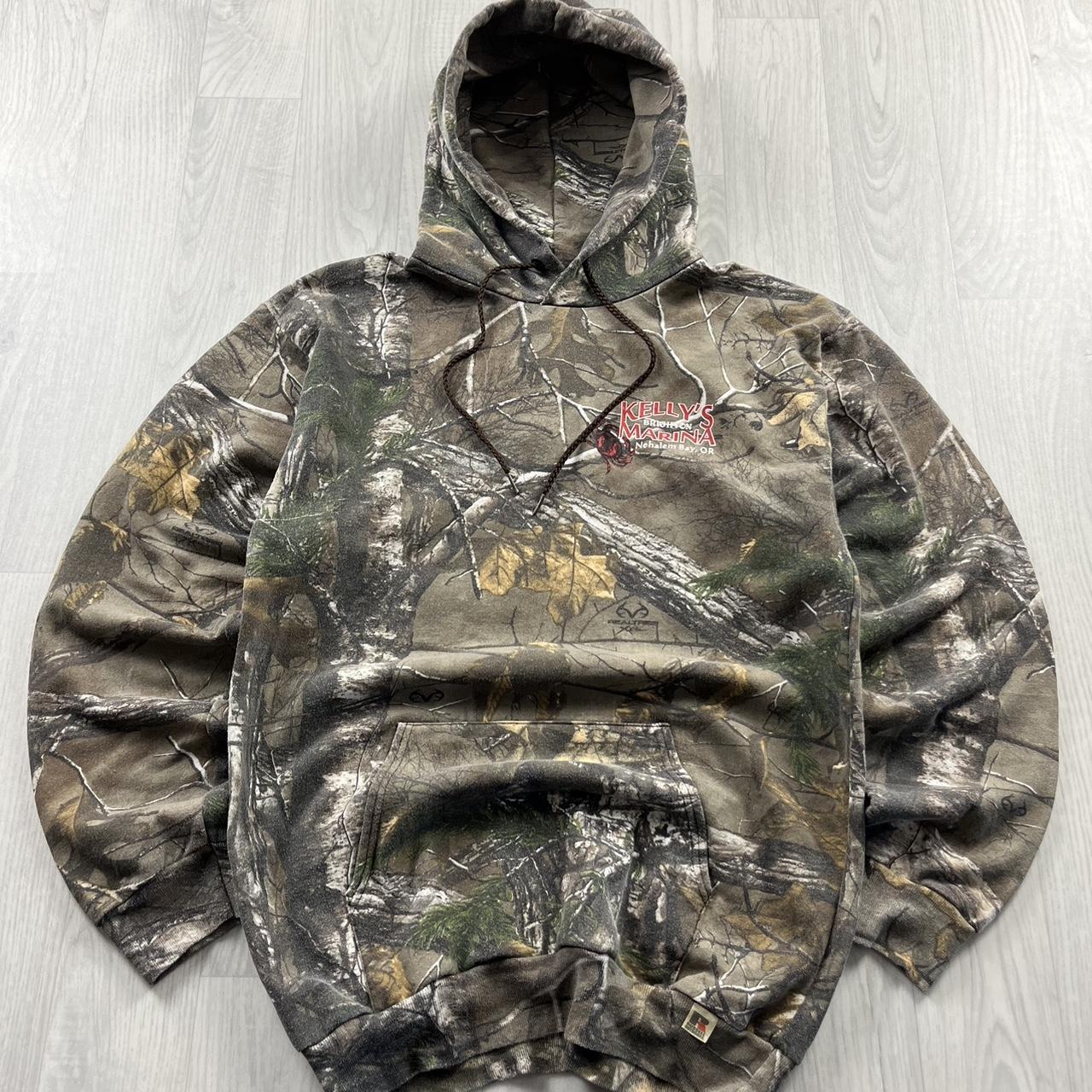 VINTAGE RUSSELL ATHLETIC REALTREE HOODIE CAMO