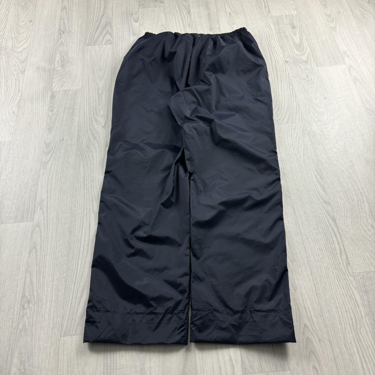 VINTAGE 90s ADIDAS BAGGY TRACKSUIT BOTTOMS NAVY