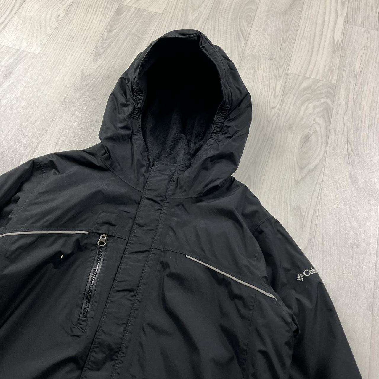 VINTAGE 00s COLUMBIA HOODED JACKET BLACK