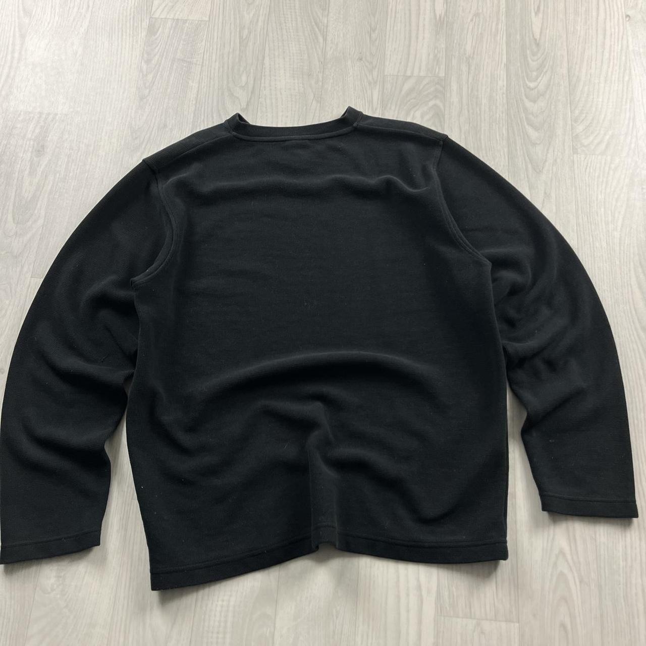 VINTAGE Y2K KICKERS KNITTED JUMPER BLACK
