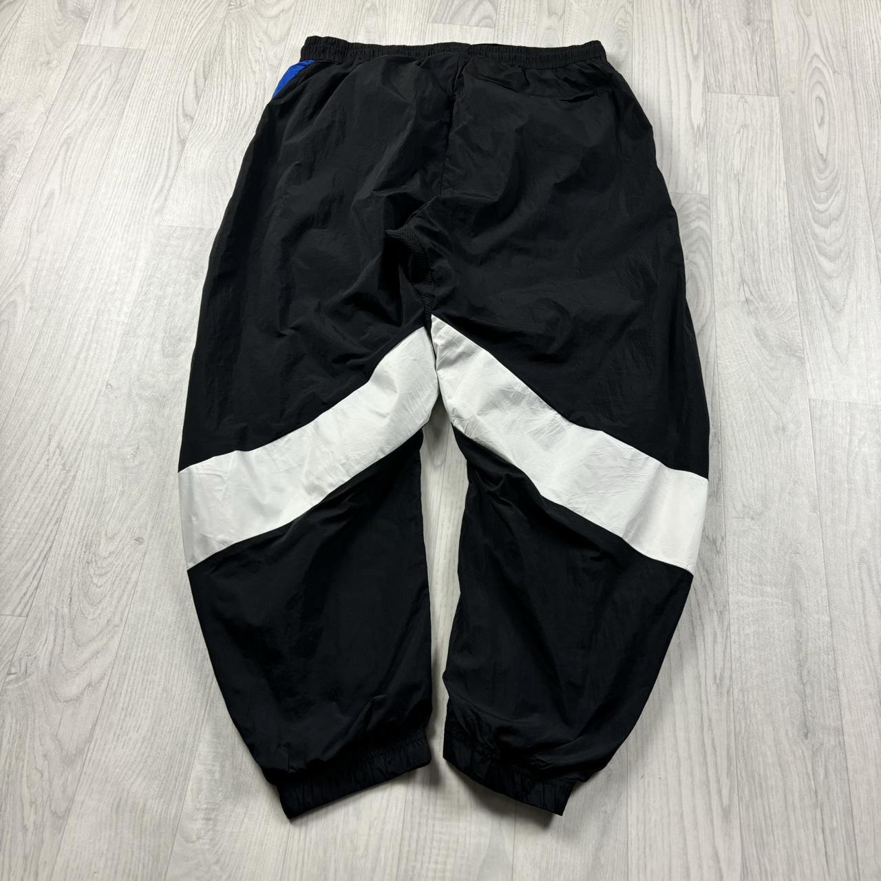 ADIDAS BAGGY TRACKSUIT BOTTOMS BLACK