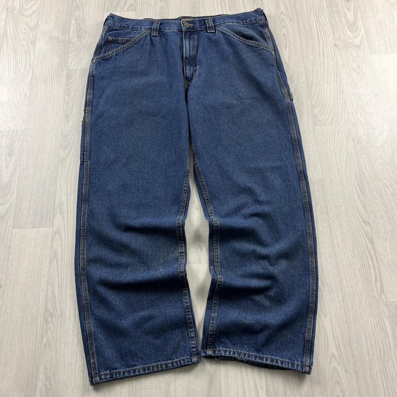 VINTAGE SCHMIDT BAGGY CARPENTER JEANS BLUE