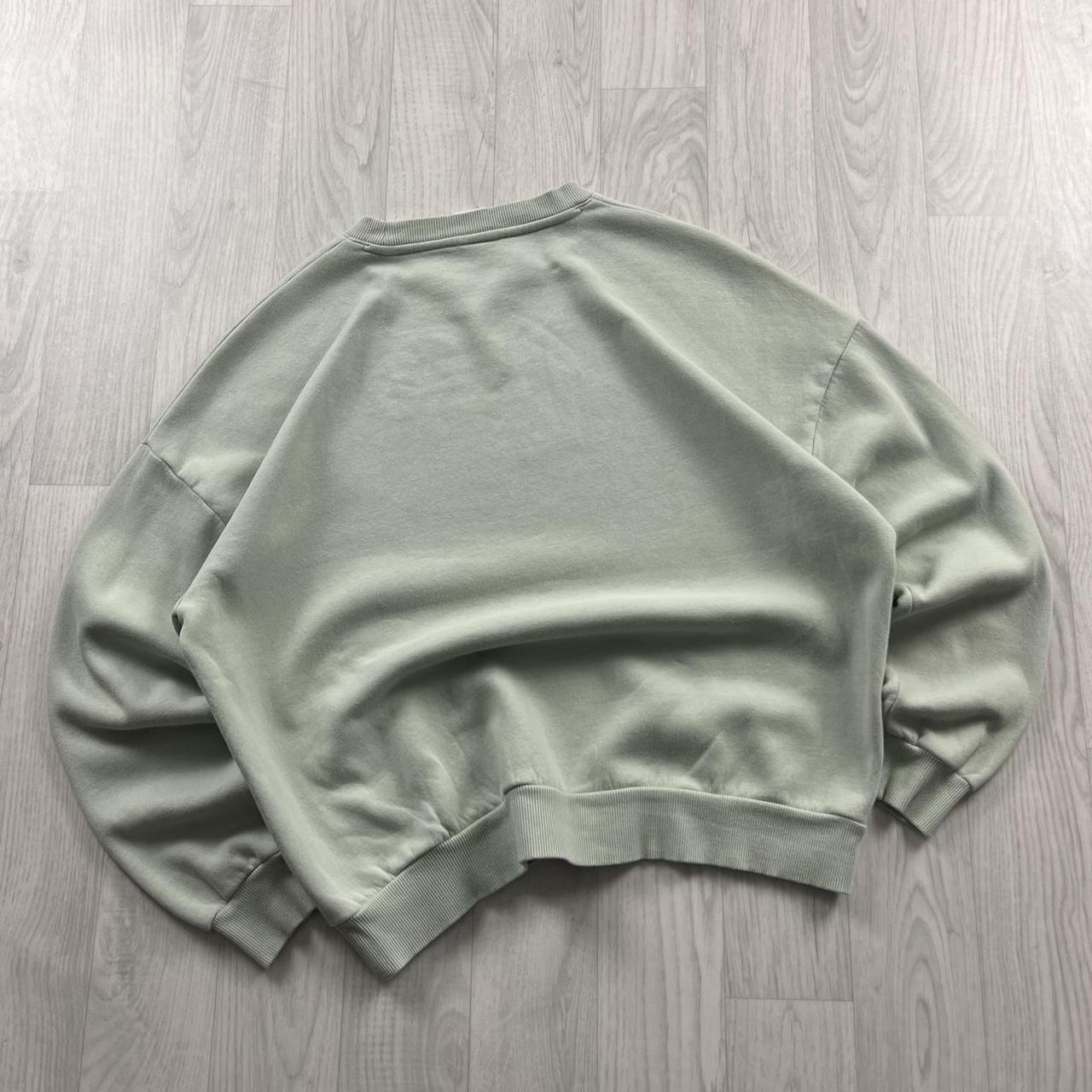 VINTAGE Y2K RUSSELL ATHLETIC SPELL OUT SWEATSHIRT PASTEL GREEN