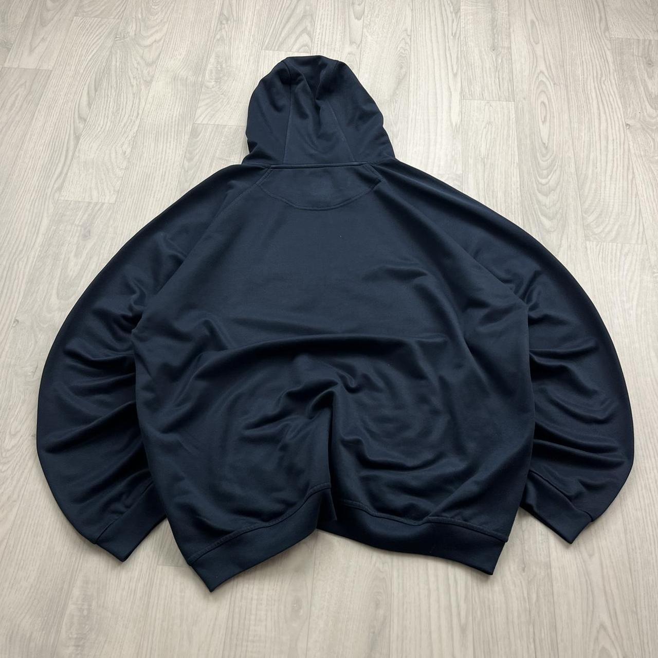 VINTAGE Y2K REEBOK SPELL OUT HOODIE NAVY