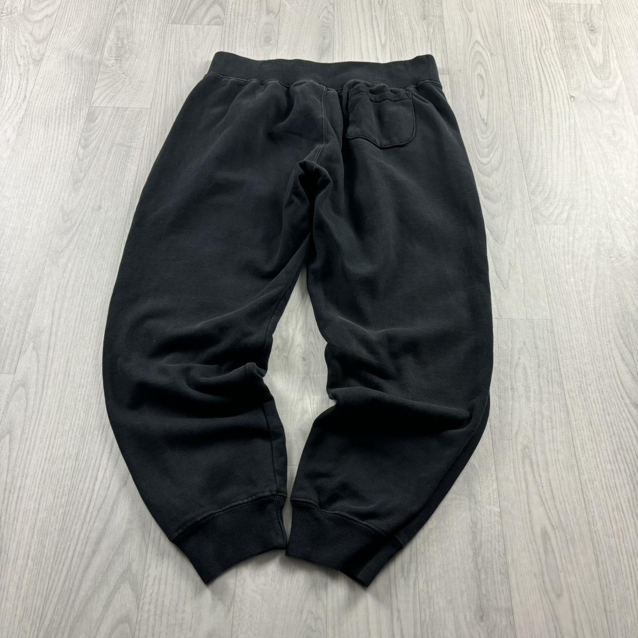 CHAMPION REVERSE WEAVE COTTON SWEATPANTS BLACK