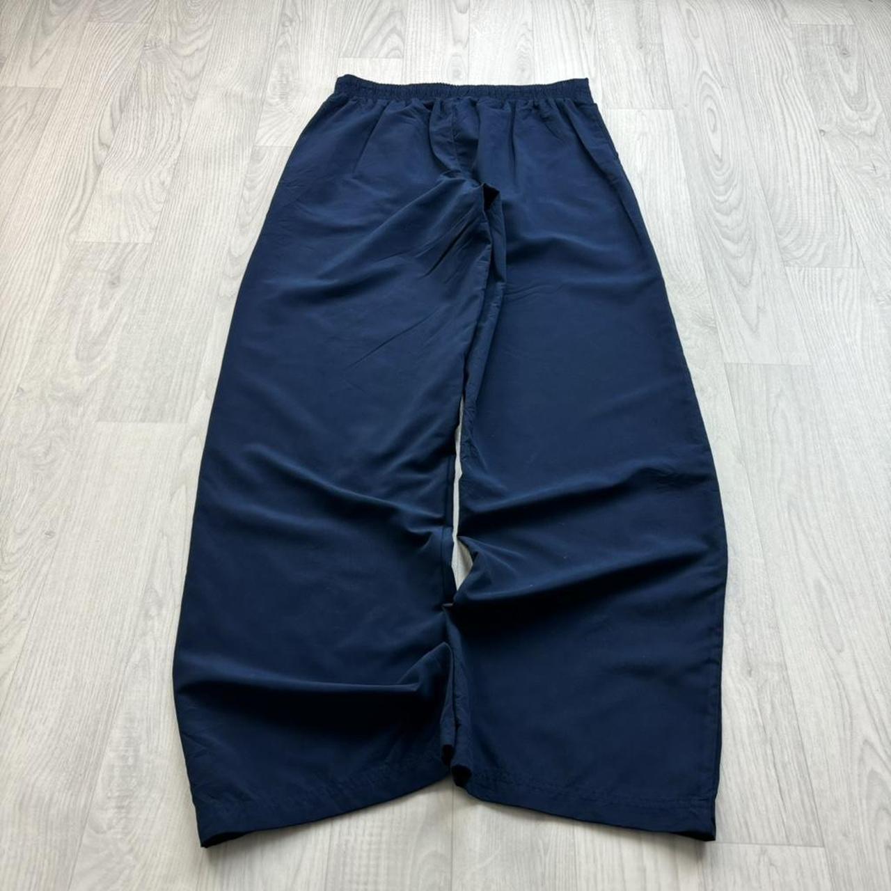 VINTAGE Y2K ADIDAS BAGGY TRACKSUIT BOTTOMS NAVY