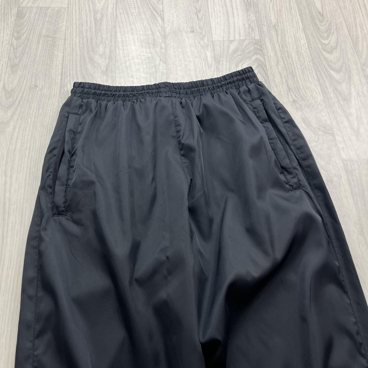 VINTAGE Y2K UMBRO BAGGY TRACKSUIT BOTTOMS BLACK