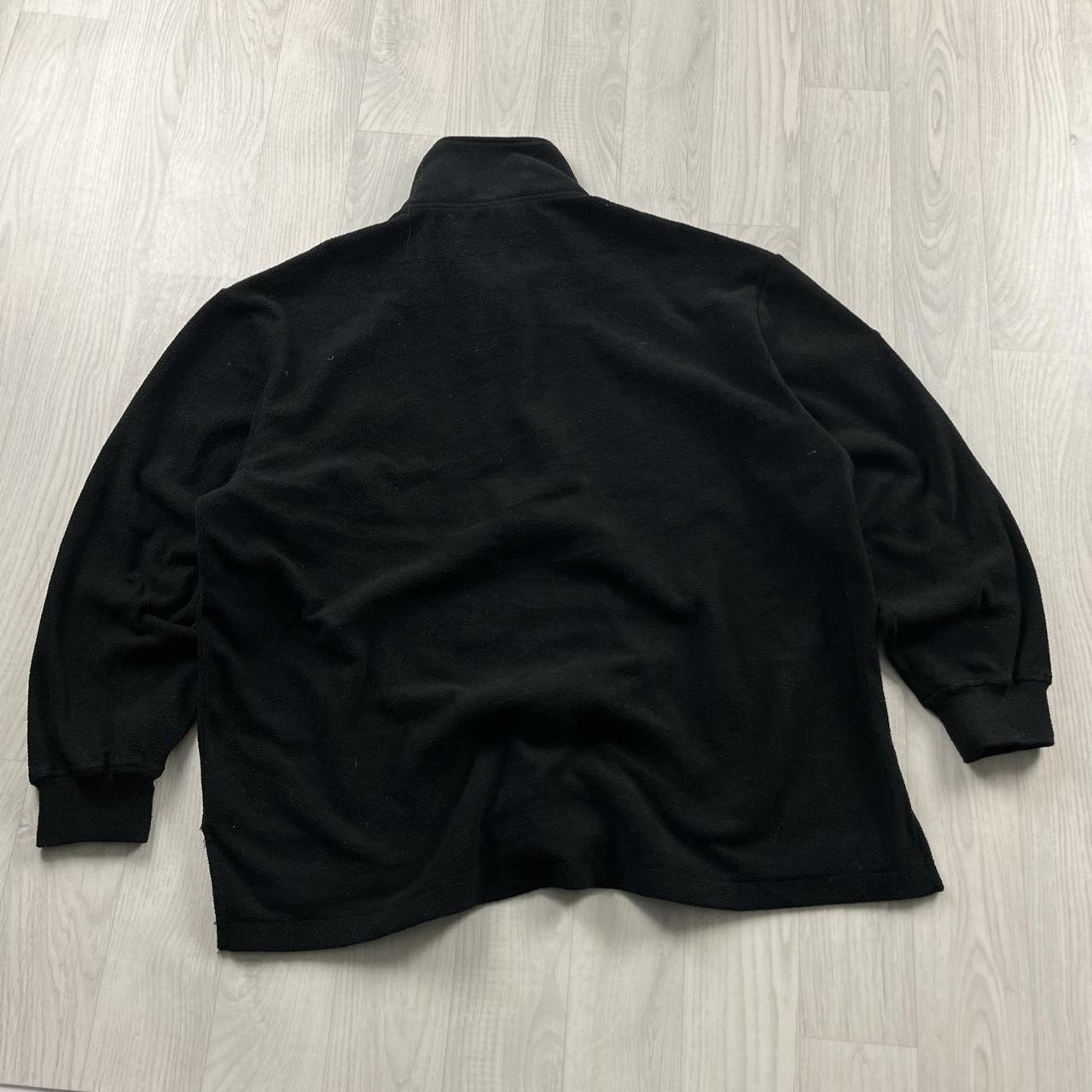 VINTAGE Y2K NFL ZIP UP FLEECE BLACK