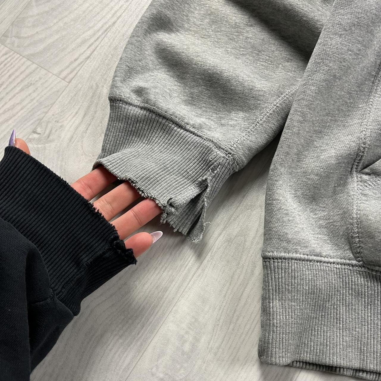 VINTAGE Y2K NIKE ZIP HOODIE GREY