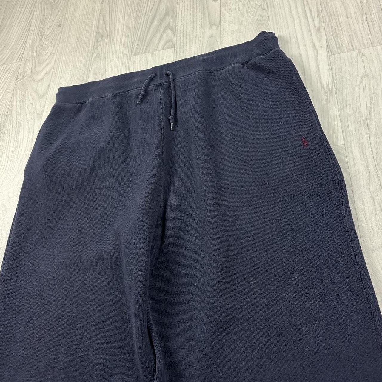 VINTAGE Y2K POLO RALPH LAUREN BAGGY COTTON SWEATPANTS NAVY