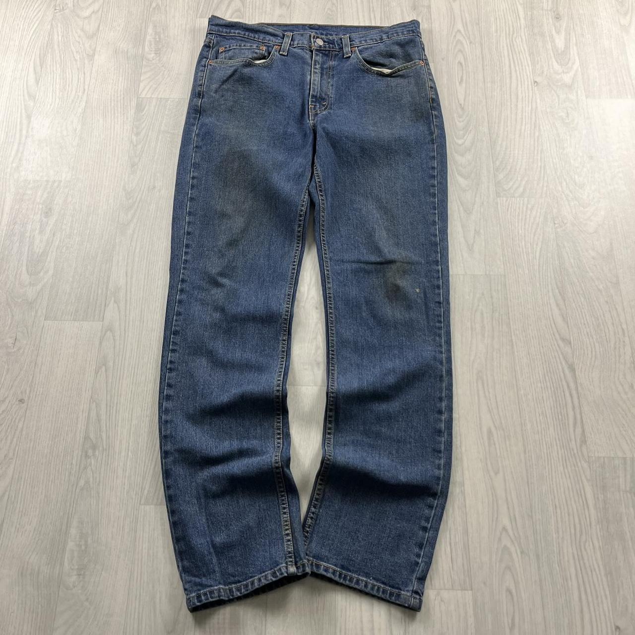 VINTAGE LEVIS 514 RED TABS STRAIGHT LEG JEANS BLUE