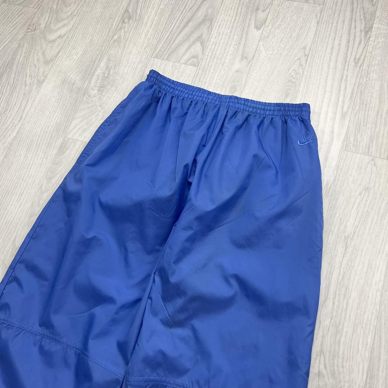VINTAGE 90s NIKE BAGGY TRACKSUIT BOTTOMS BLUE