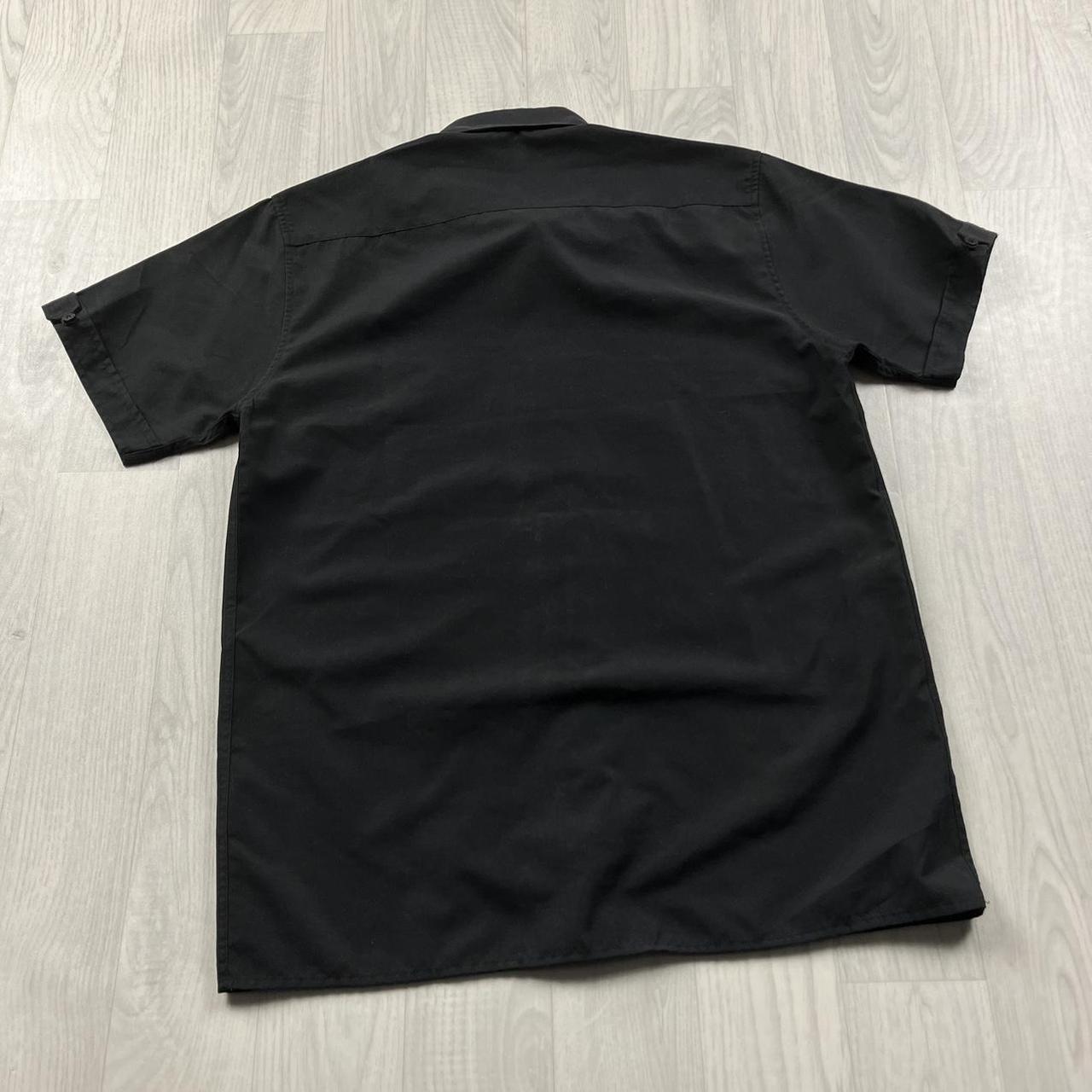 VINTAGE Y2K KICKERS SHORT SLEEVE SHIRT BLACK