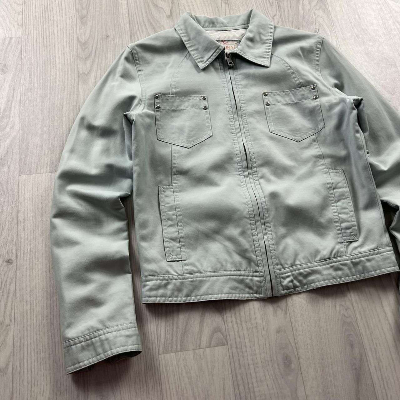 VINTAGE Y2K COLINS UTILITY JACKET BABY BLUE (XXS)