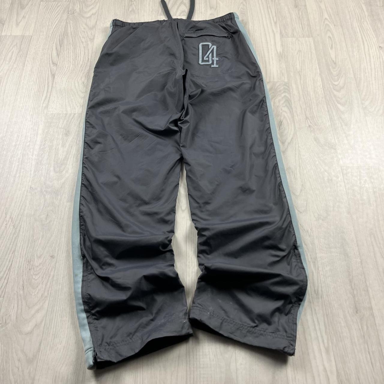 VINTAGE Y2K NIKE BAGGY TRACKSUIT BOTTOMS GREY
