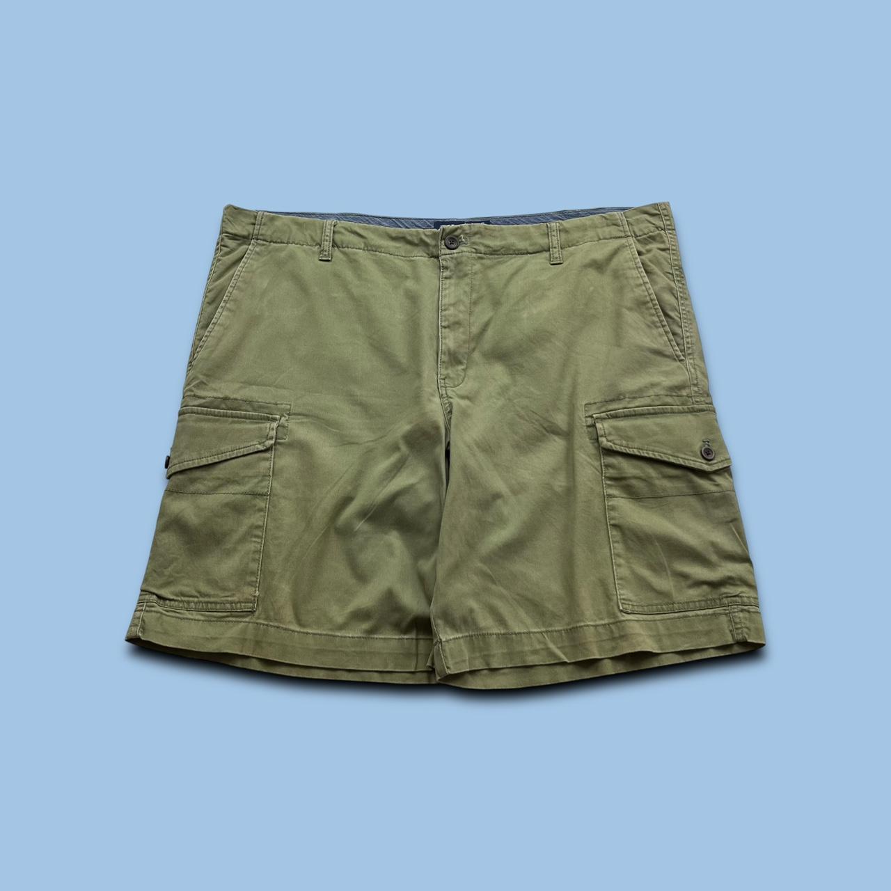 CHAPS BAGGY CARGO SHORTS KHAKI GREEN