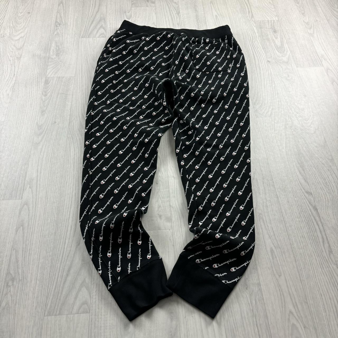 VINTAGE 00s CHAMPION COTTON SWEATPANTS BLACK