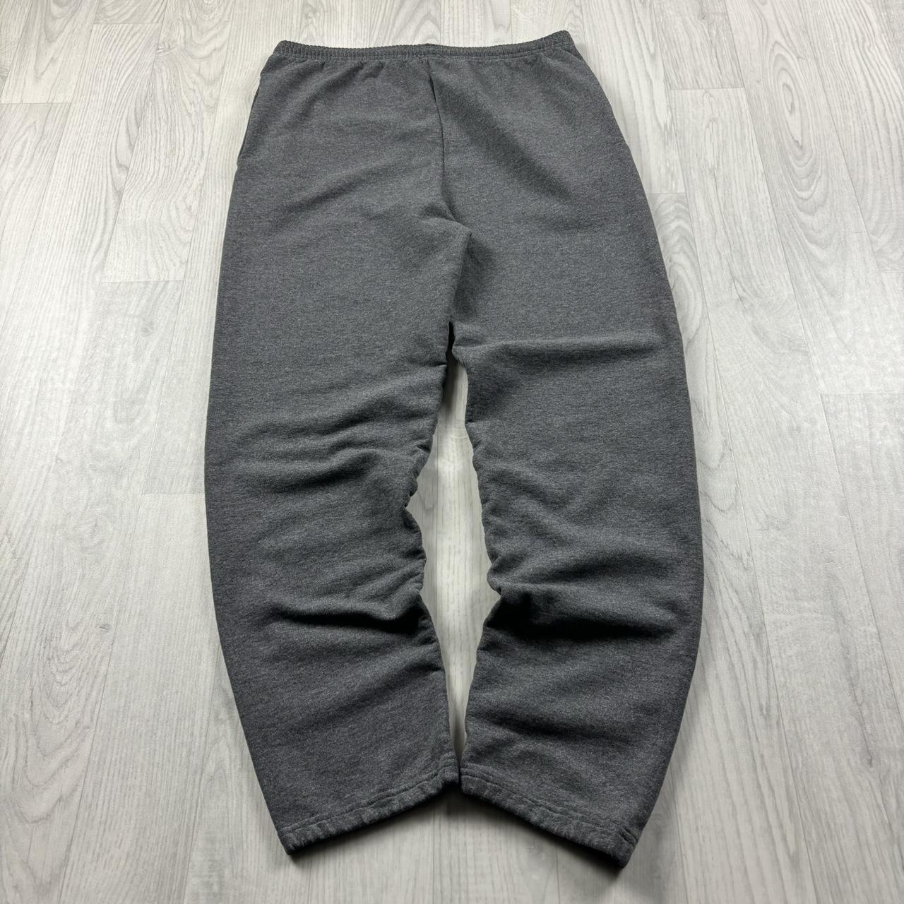 VINTAGE 00s CHAMPION BAGGY COTTON SWEATPANTS CHARCOAL GREY