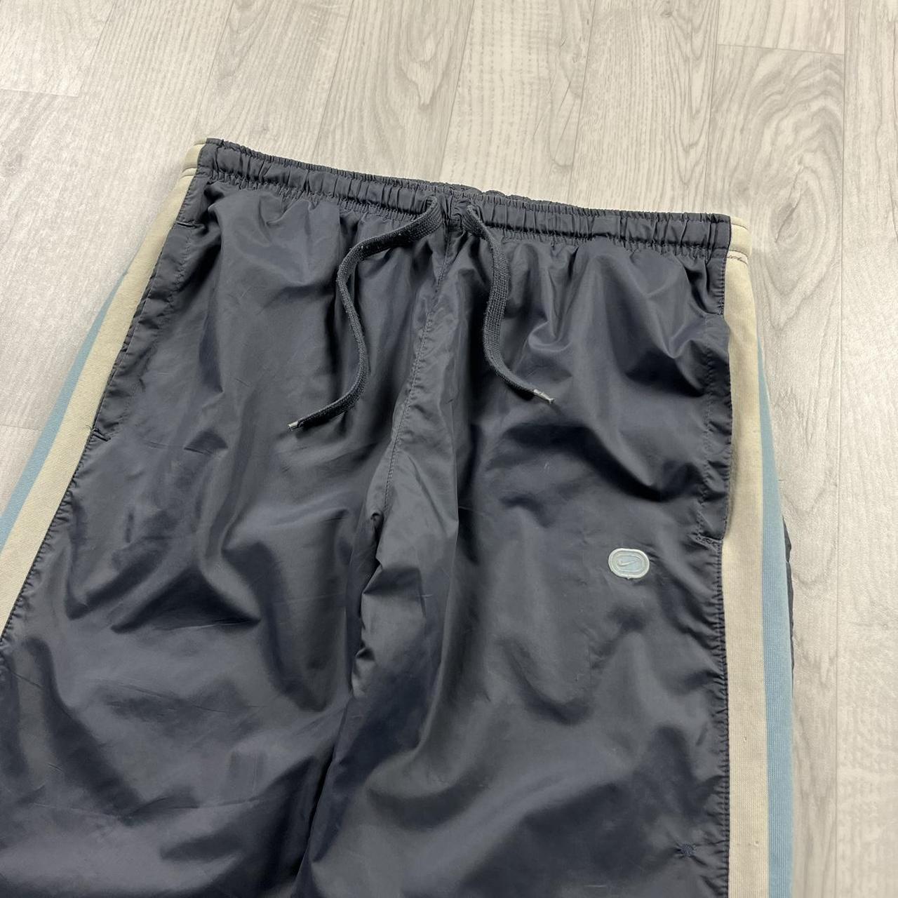 VINTAGE Y2K NIKE BAGGY TRACKSUIT BOTTOMS GREY