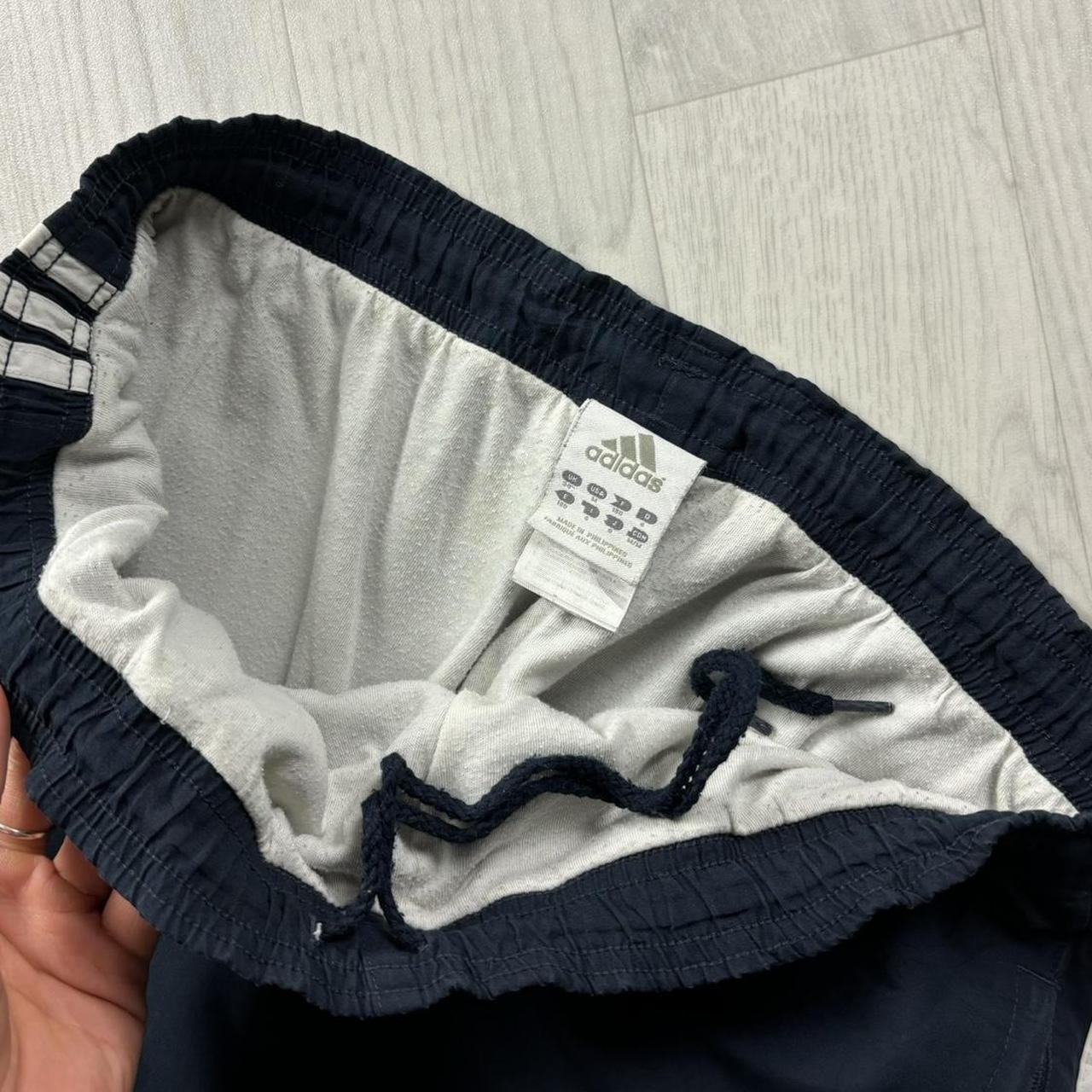 VINTAGE Y2K ADIDAS BAGGY TRACKSUIT BOTTOMS NAVY