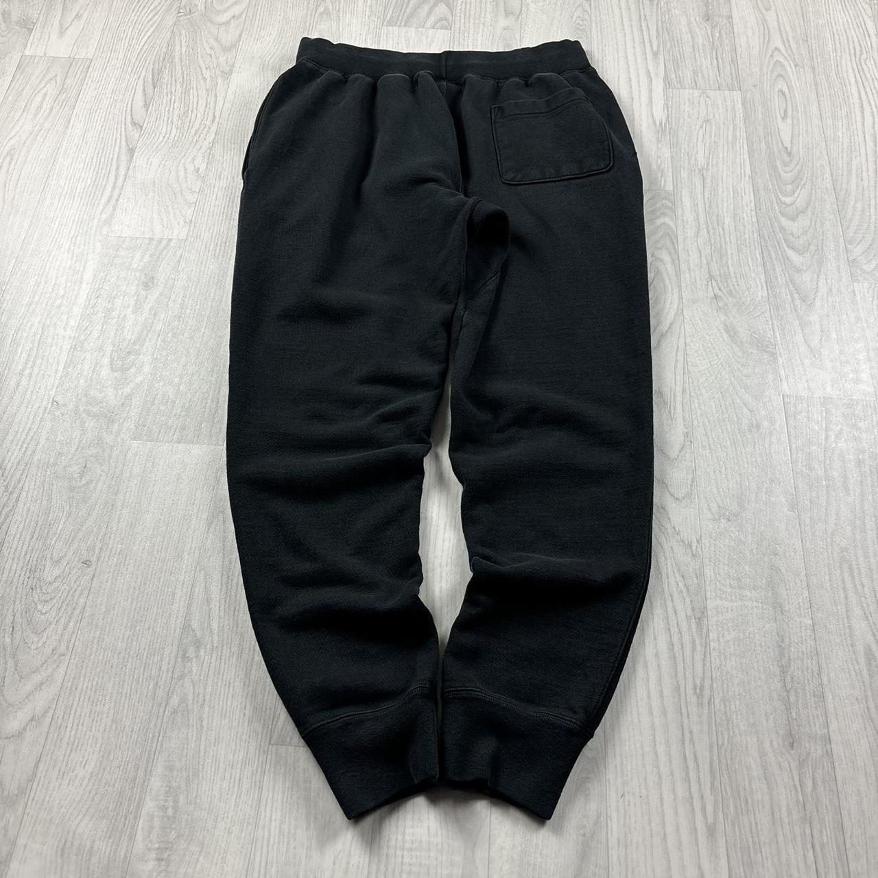 VINTAGE 00s CHAMPION REVERSE WEAVE COTTON SWEATPANTS BLACK