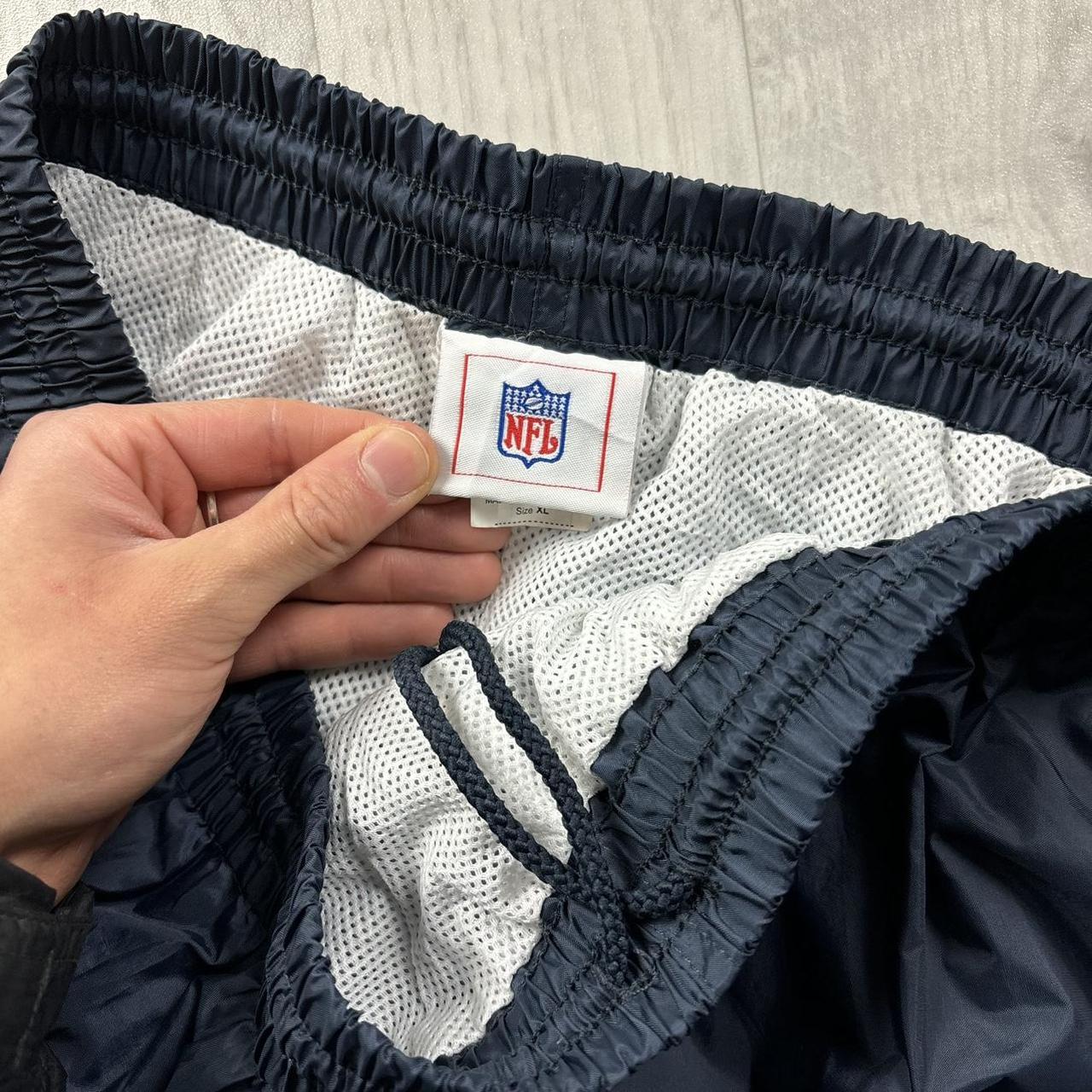VINTAGE Y2K NFL CHICAGO BEARS BAGGY TRACKSUIT BOTTOMS NAVY