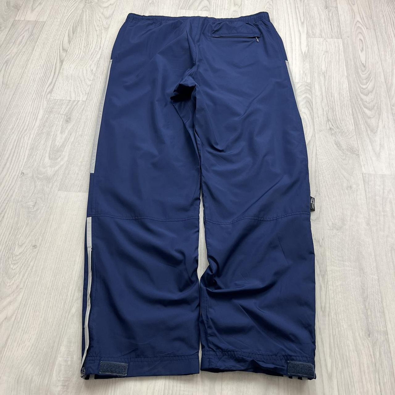 VINTAGE Y2K ADIDAS BAGGY TRACKSUIT BOTTOMS NAVY