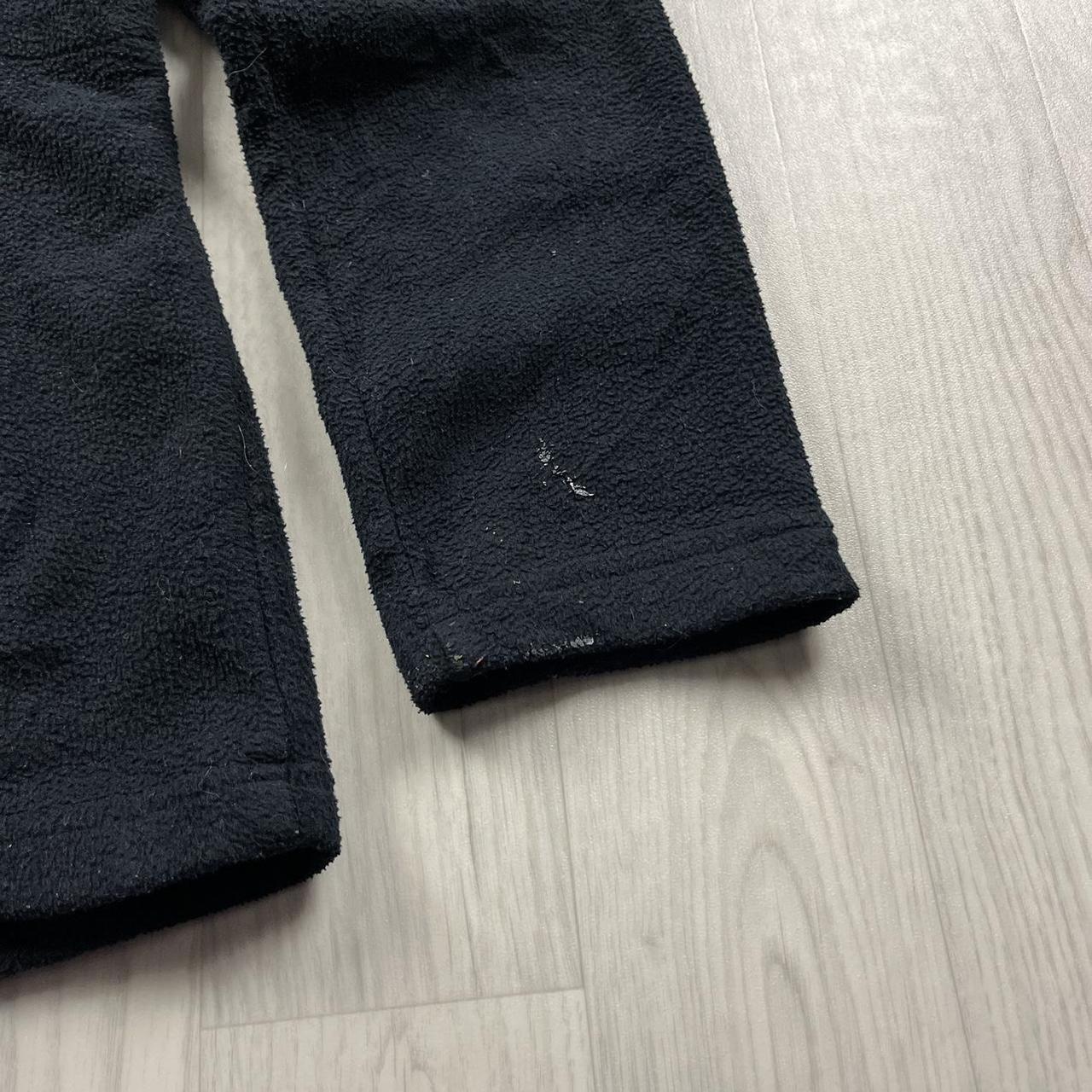 VINTAGE Y2K TOMMY HILFIGER ZIP FLEECE HOODIE BLACK
