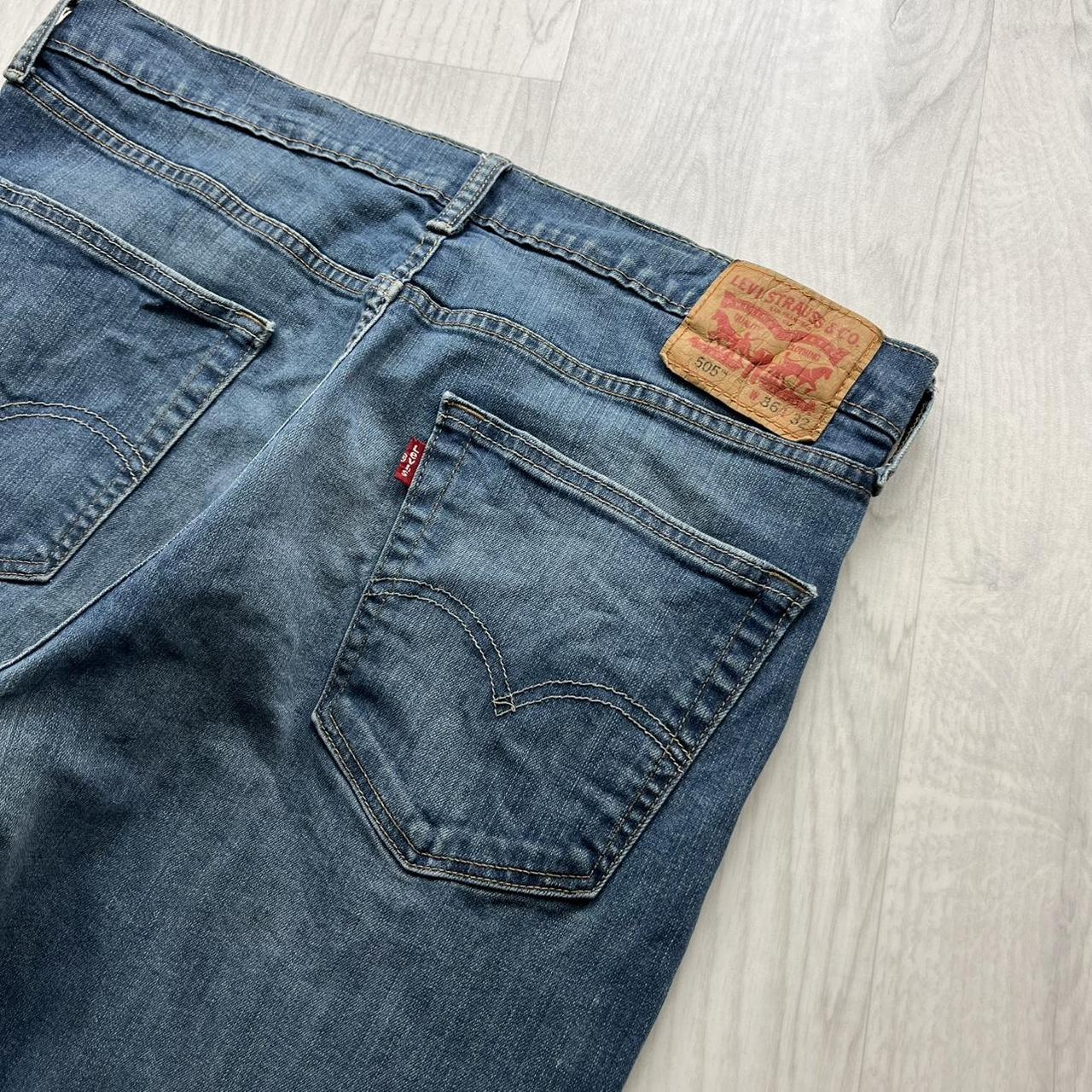 VINTAGE LEVIS 505 REGULAR STRAIGHT LEG JEANS BLUE