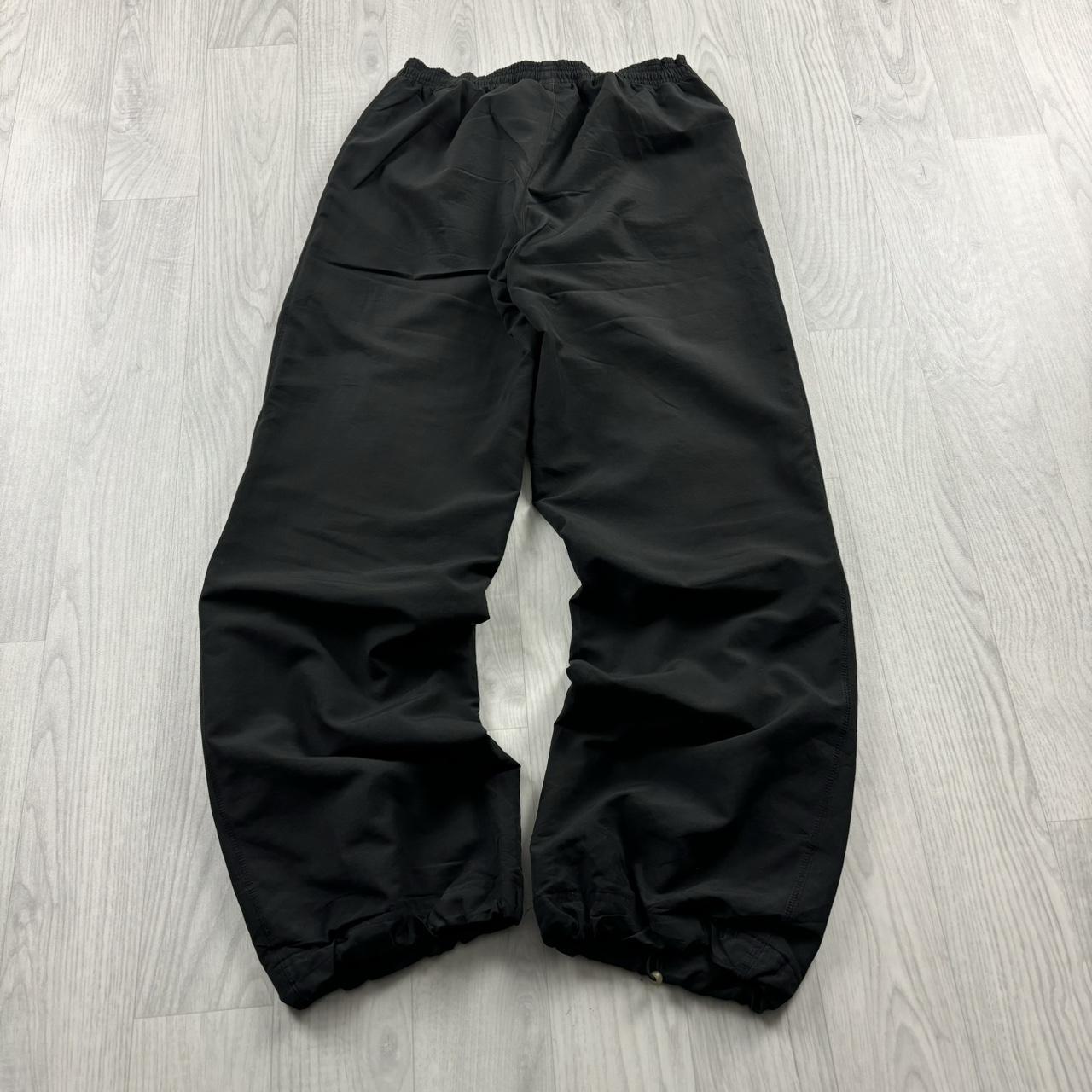 VINTAGE Y2K PUMA BAGGY TECHNICAL TRACKSUIT BOTTOMS BLACK