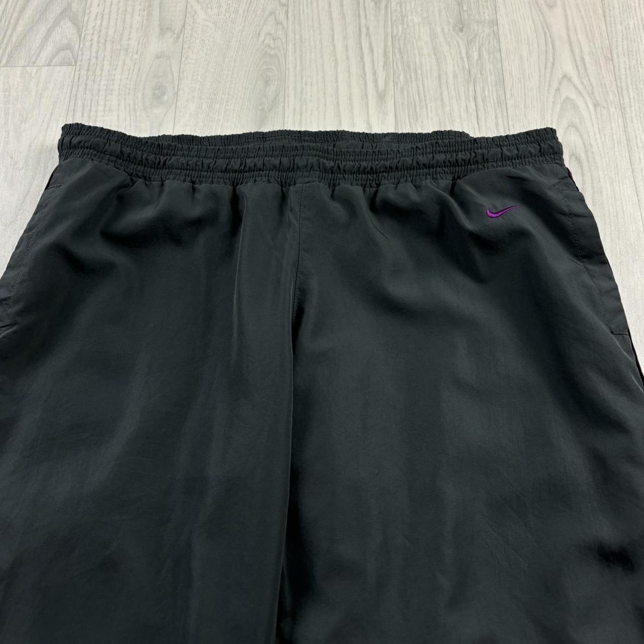 VINTAGE Y2K NIKE LOW RISE BAGGY TRACKSUIT BOTTOMS GREY