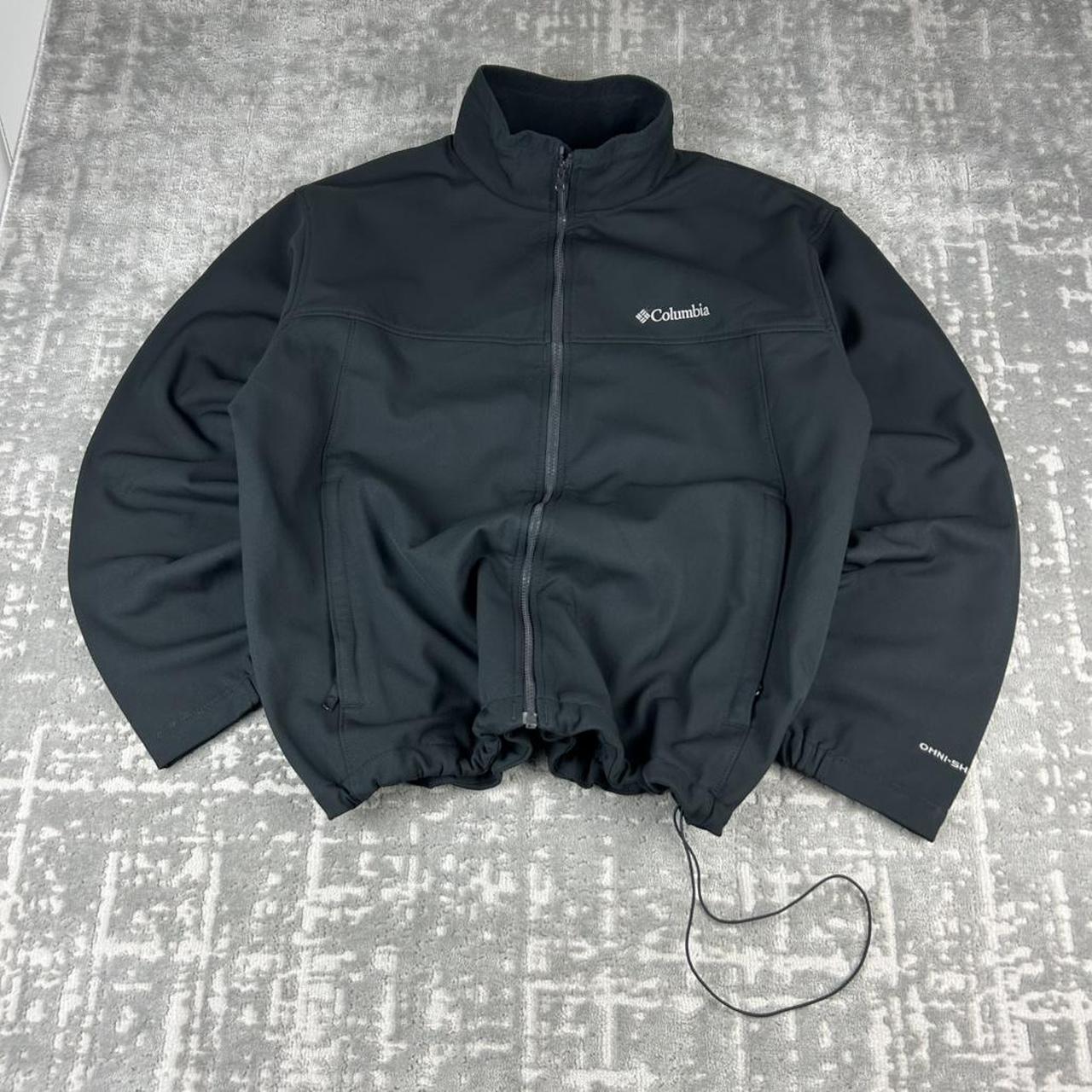 VINTAGE 00s COLUMBIA OMNI SHIELD TECHNICAL UTILITY JACKET BLACK