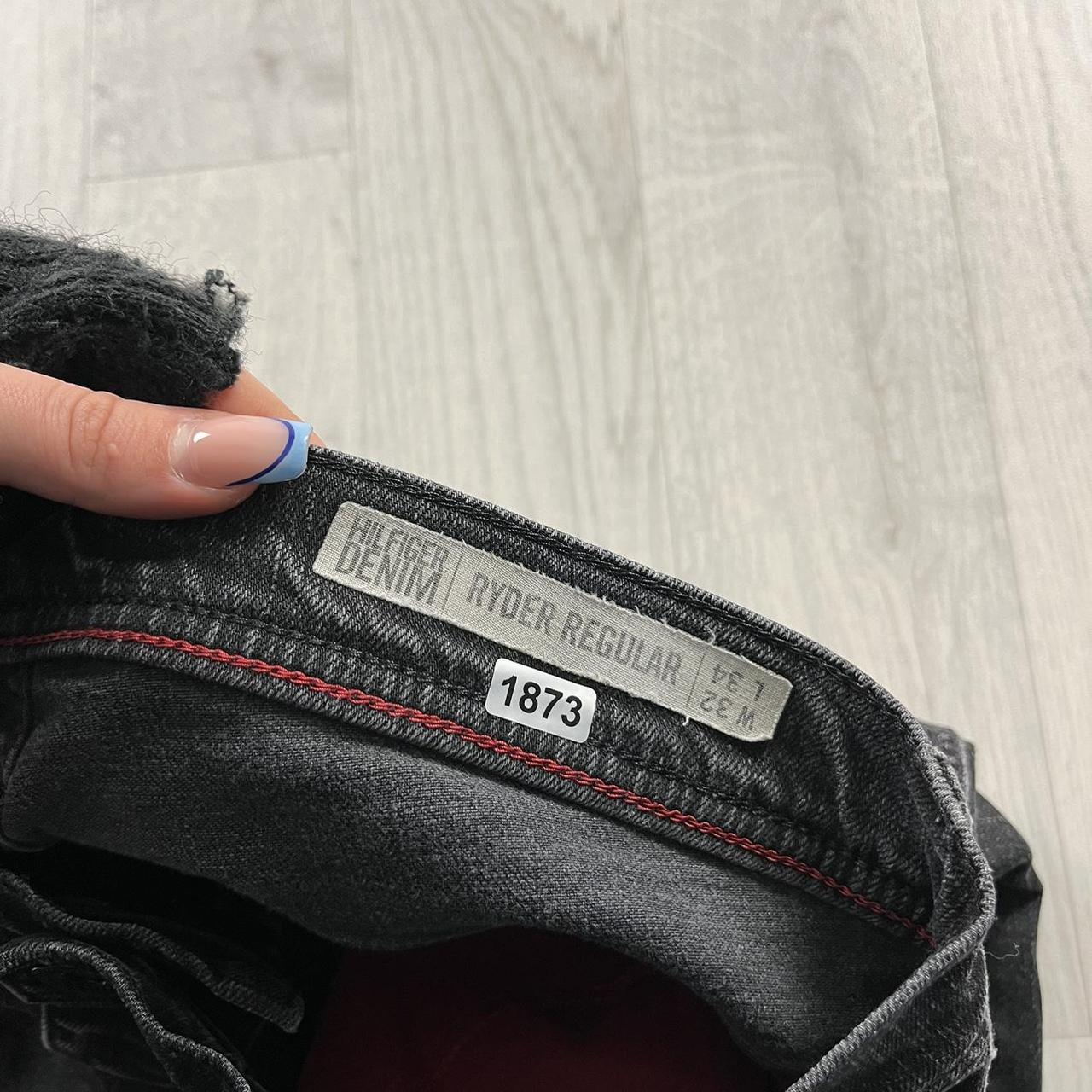 VINTAGE Y2K TOMMY HILFIGER SLIM/STRAIGHT LEG JEANS BLACK