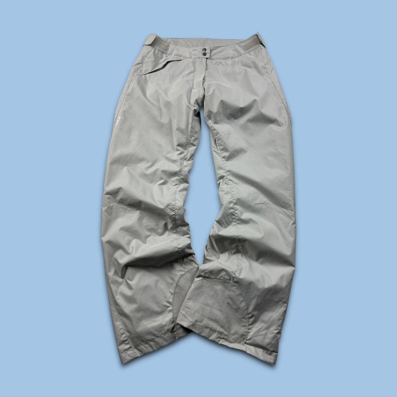 VINTAGE Y2K DECATHLON BAGGY SKI PANTS SALOPETTES GREY