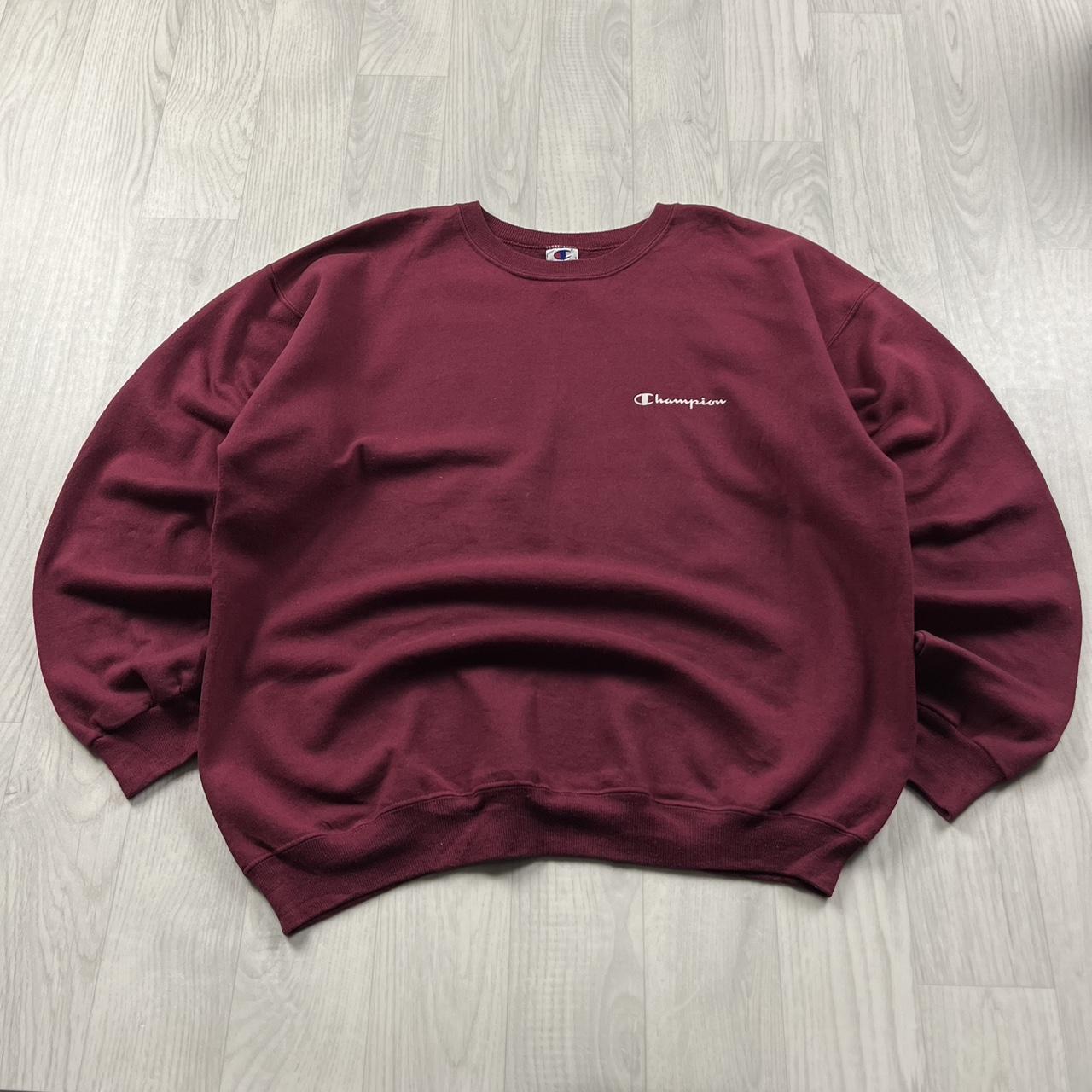 VINTAGE Y2K CHAMPION SWEATSHIRT BURGUNDY