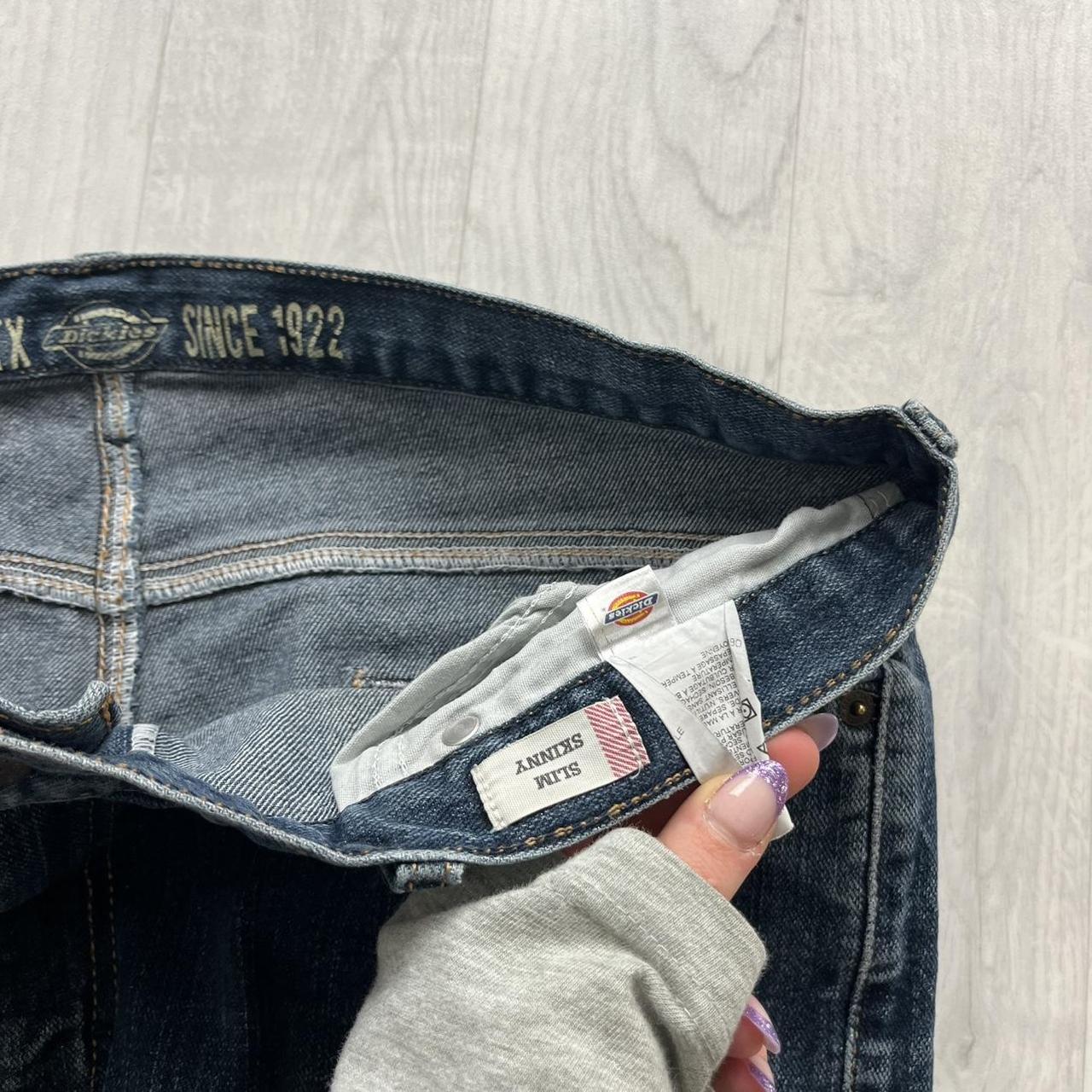 VINTAGE Y2K DICKIES SLIM SKINNY JEANS NAVY BLUE