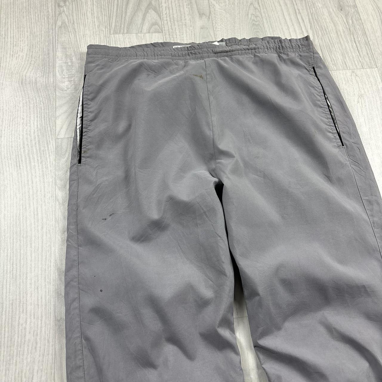 VINTAGE Y2K REEBOK STRAIGHT LEG TRACKSUIT BOTTOMS GREY