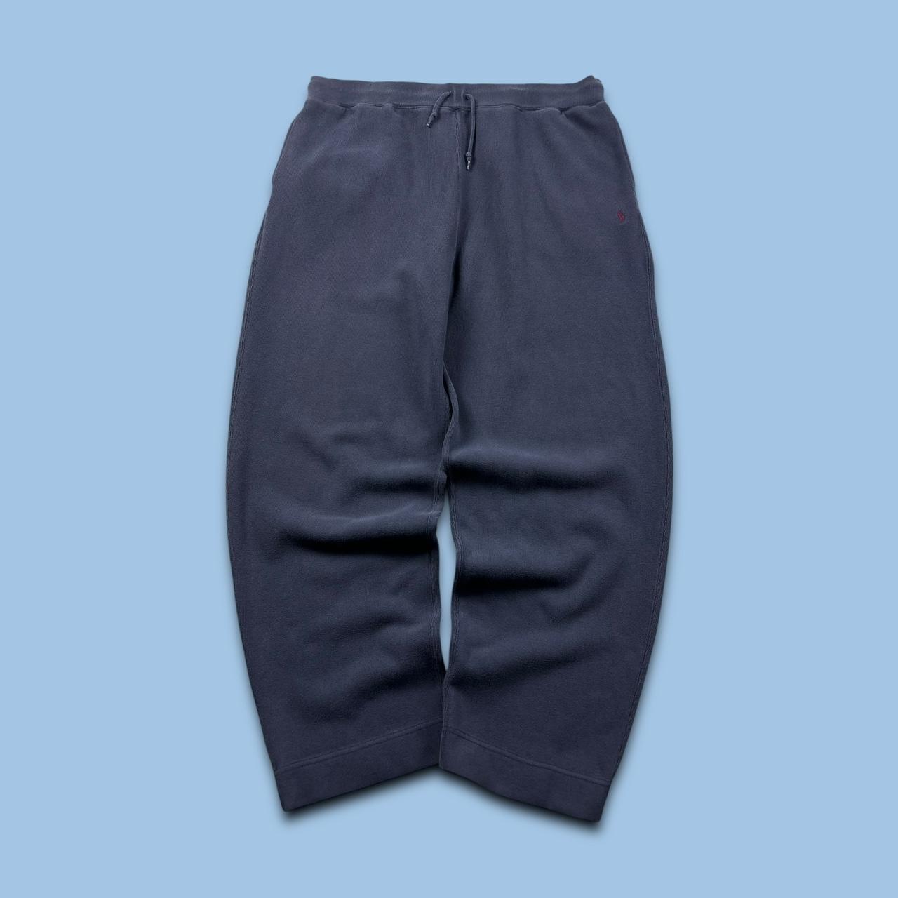 VINTAGE Y2K POLO RALPH LAUREN BAGGY COTTON SWEATPANTS NAVY