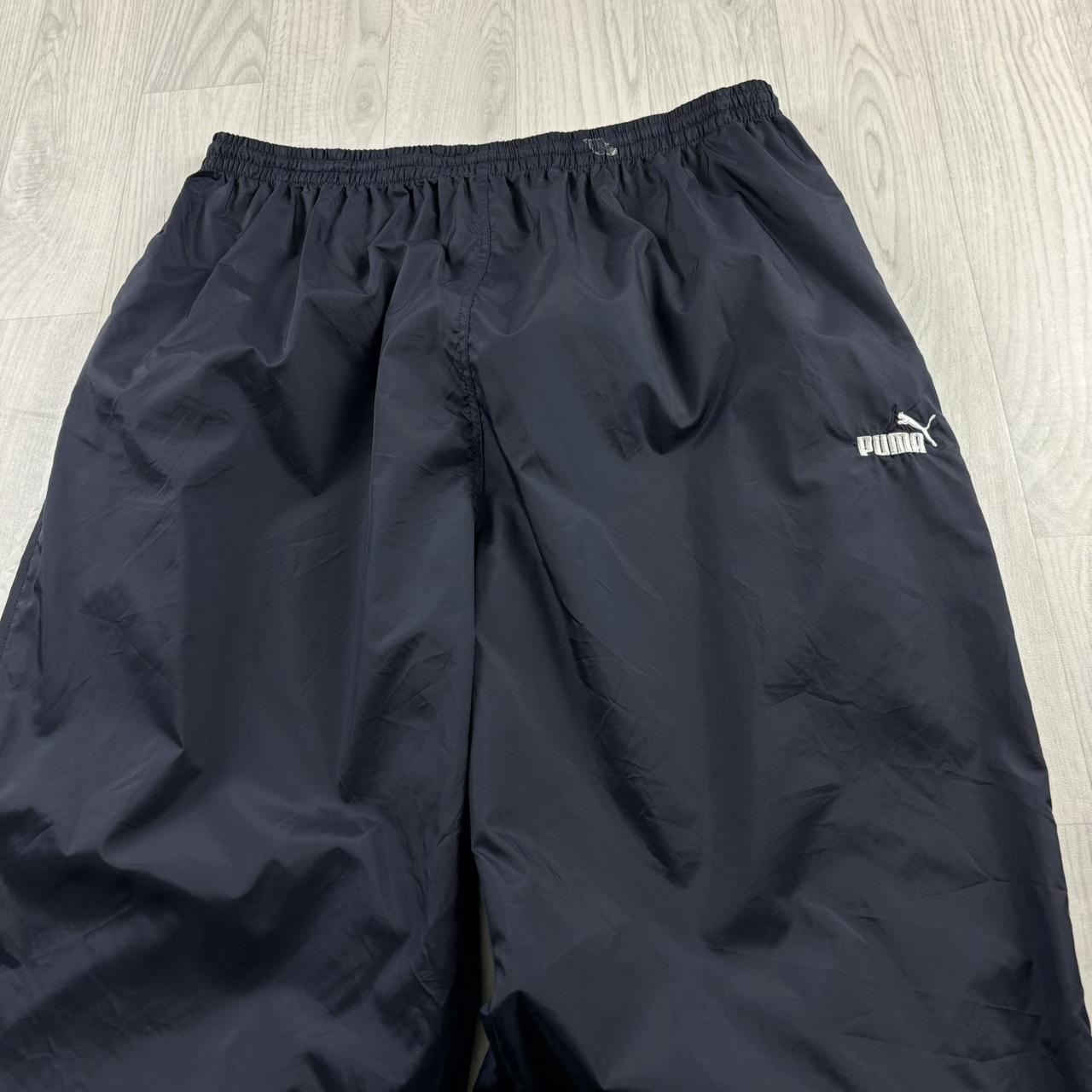 VINTAGE Y2K PUMA BAGGY TRACKSUIT BOTTOMS NAVY