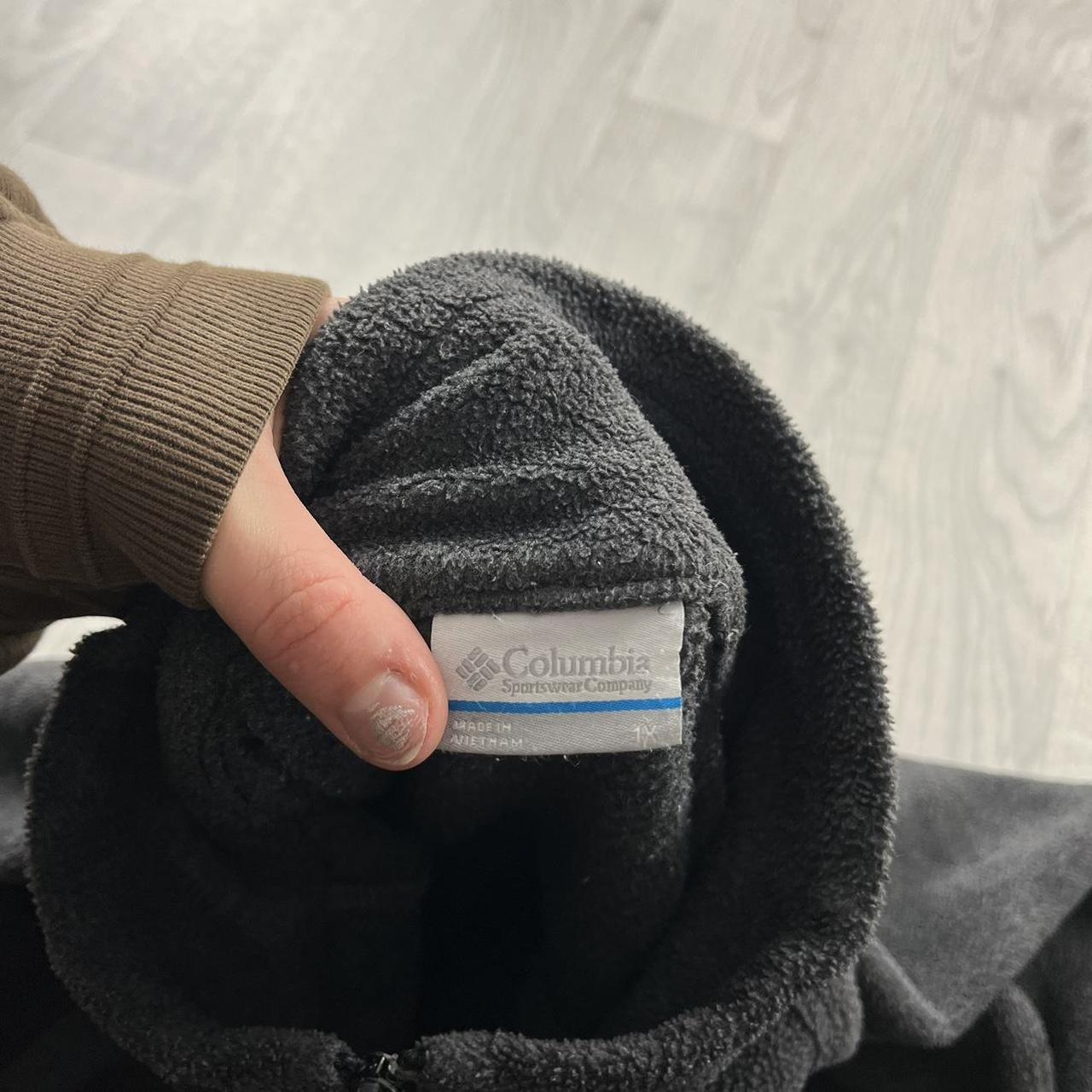 VINTAGE Y2K COLUMBIA ZIP UP FLEECE GREY