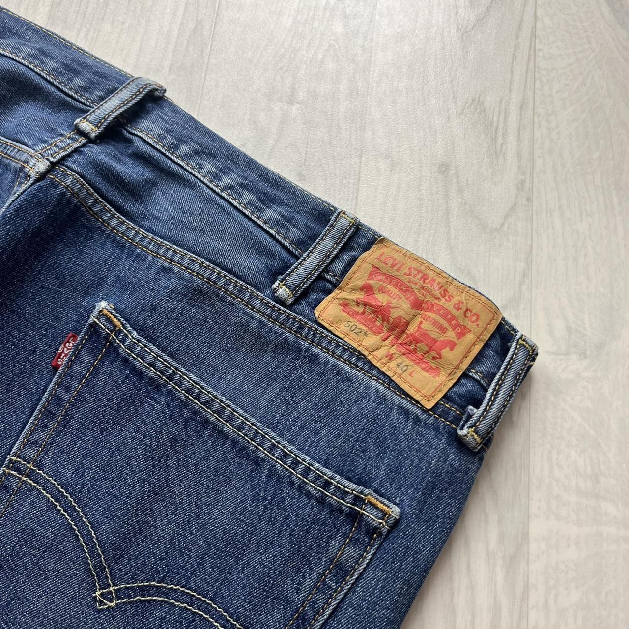 VINTAGE Y2K LEVIS 502 JORTS NAVY BLUE